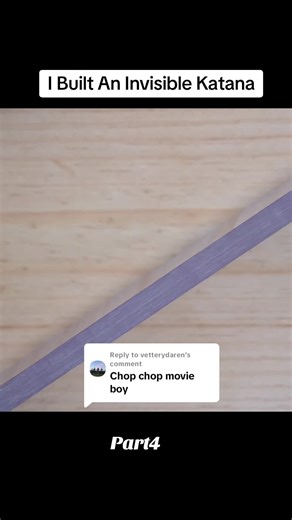 Building an Invisible Katana - Step by Step Process