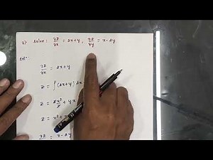 Solution of Non-Homogeneous PDE by Direct Integration (Part 6 of 6)