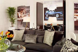 Une suite Jaguar dans un grand hôtel