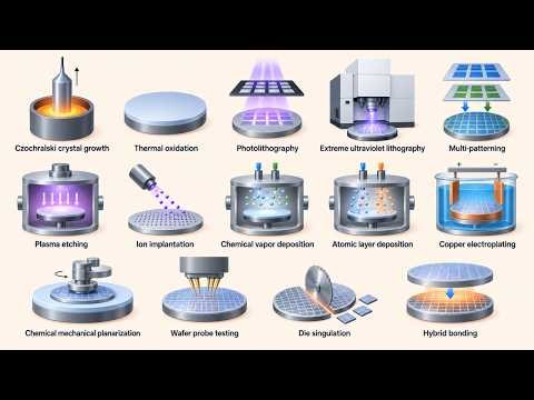 Every Modern Chipmaking Step Explained in 13 Minutes