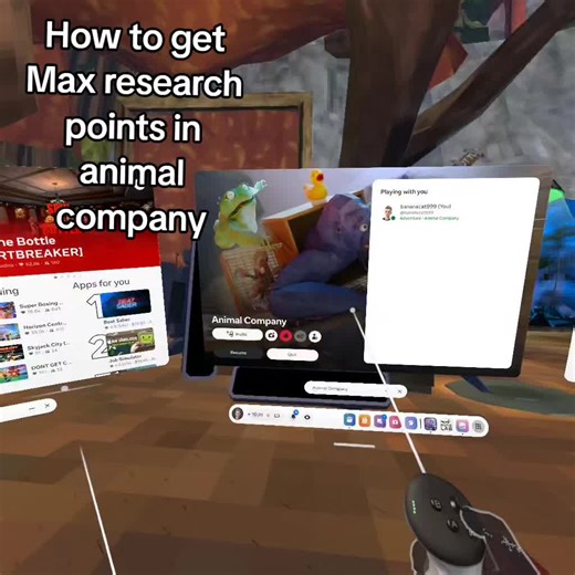 Maximize Research Points in Animal Company