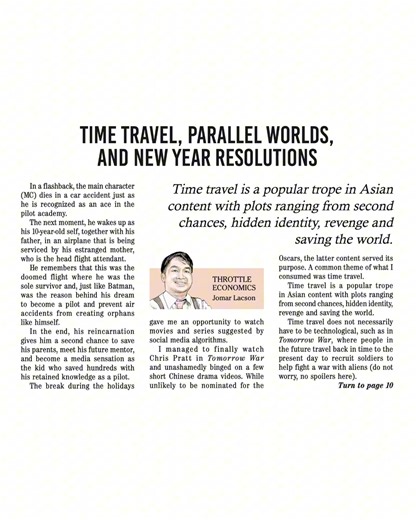 #Timetravel is a popular trope in #Asian content with plots ranging from second chances, hidden identity, revenge and saving the world. #dailytribune25 | Daily Tribune