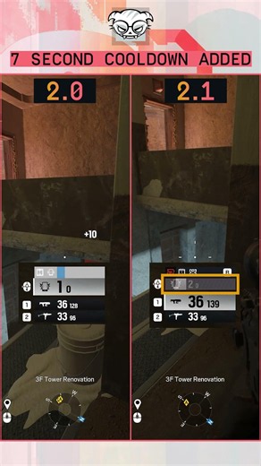 ✅ 7 second cooldown added #R6siege