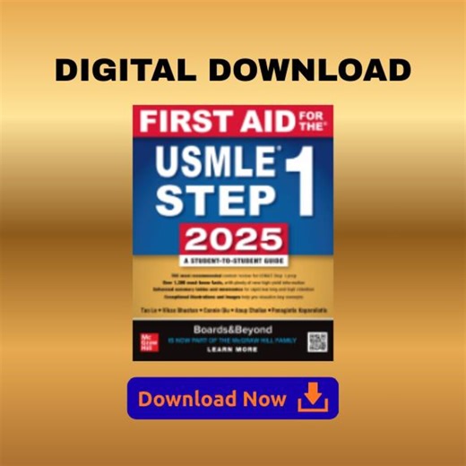 First Aid USMLE Step 1 2025 - Etsy
