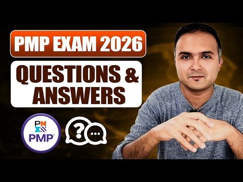 PMP Exam 2026 Practice Questions and Answers | Jan-26 | PMPwithRay
