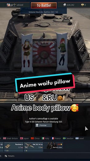 How to Get Anime Body Pillow in War Thunder