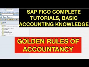 1. SAP FICO BASIC ACCOUNTING KNOWLEDGE | GOLDEN RULES OF ACCOUNTANCY