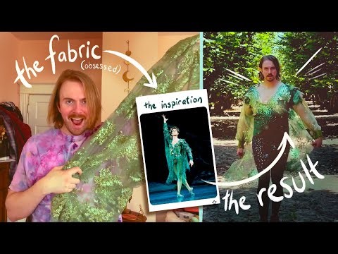 making a woodland elf costume with hot glue and a prayer! | DIY no sew, just vibes