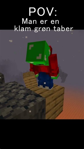 klam grøn taber! #danskminecraft #danskyoutube #minecraft #freakyville