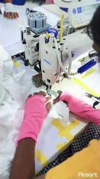 #subscribe Ways Band Attach with Single Needle Back Puller Machine #subscribe #jukisewingmachine