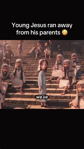 Jesus ran away from his parents, and Mary was very worried 🫣 The King of Kings is the movie featured and it’s streaming only on Angel Guild!