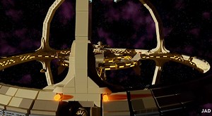 Star Trek Deep Space Nine intro recreated with virtual Lego