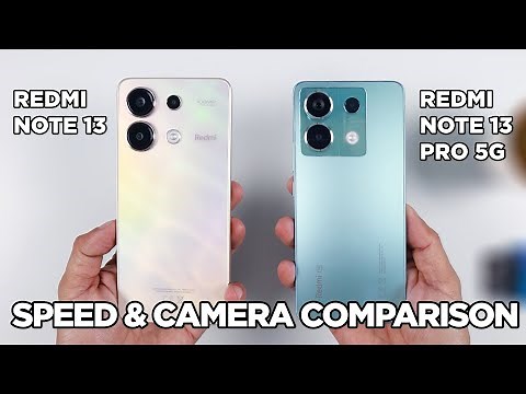 Redmi Note 13 vs Redmi Note 13 Pro 5G SPEED TEST & CAMERA Comparison | Zeibiz