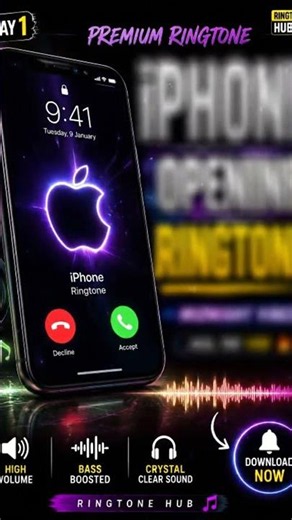 🔔 iPhone Opening Ringtone 2026Experience the iconic iPhone opening sound in crystal-clear quality. 🎵