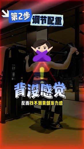 Learn to use one fitness machine in 1 minute!! Large scissor pulldown