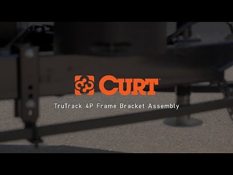 CURT TruTrack™ 4P Weight Distribution Hitch | Frame Bracket Installation