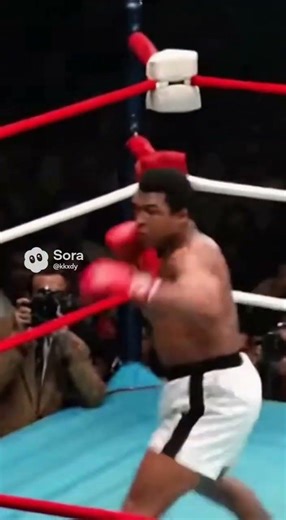 Muhammad Ali beats the brakes off Apollo Creed AI #boxing #goat #muhammadali #rockybalboa