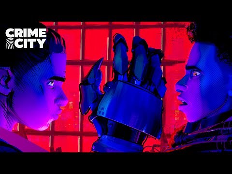Miles Meets Prowler Miles from Earth 42 | Spider-Man: Across the Spider-Verse 2023