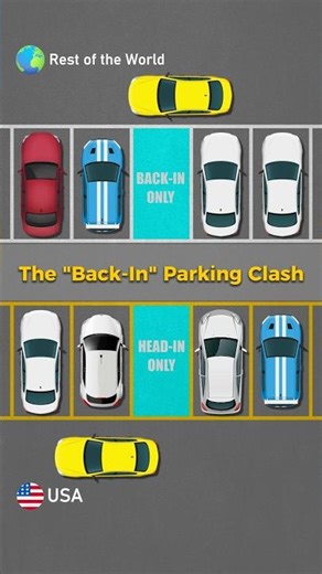 Parking Lot Fines: Head-In vs. Back-In🚗#driving #parking #parkingticket #trafficfines
