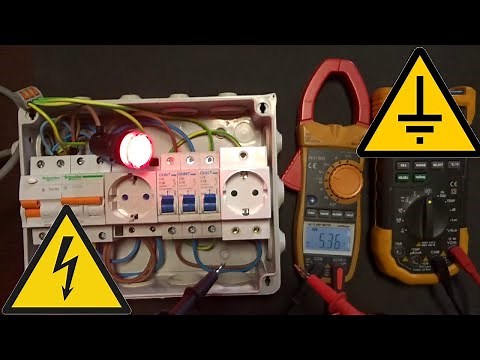 Grounding test with a multimeter or clamp meter