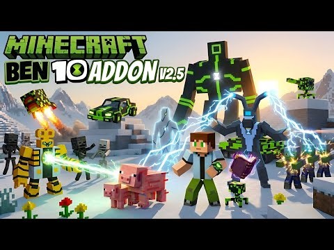 Minecraft ben 10 mod download || Mcpe ben 10 addon 1.21+ latest version v2.5