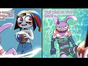 Pomni and Jax Love ❤️ | Pomni x Jax | The Amazing Digital Circus Comic Dub