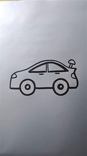 (Step by step)_ Car _Drawing🚕#car #viral #shots #drawingideas