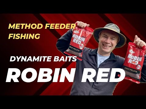 Method Feeder fishing For Carp With Dynamite Baits Robin Red Pellets