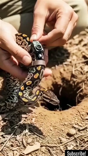 Snake's POV Inside a Hidden Burrow… Then It Found THAT #SnakeCamera #AnimalPOV #Wildlife