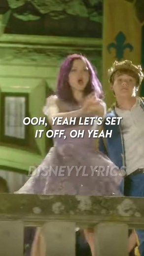 Set it off #dovecameron #mitchellhope #viral #fyp #lyrics #disney #disneyylyrics #disneylyrics #foryoupage #descendants