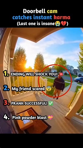 THIEVES Get PRANKED With Exploding Packages! 💯 #shorts #doorbellcamera