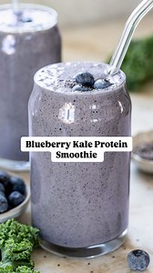 5.8K views · 26 reactions | 𢡄塞Protein Blueberry Kale Smoothie....