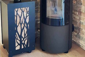 GranuleBox : l'invention d'un bac de stockage à pellets qui filtre et tamise la poussière des granulés de bois