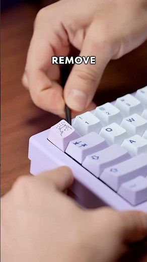 How to remove keyboard keys and switches