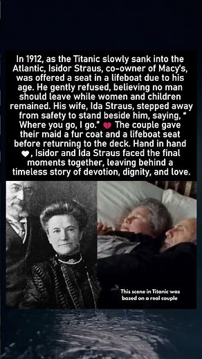 Isidor and Ida Straus: A True Love Story from the Titanic (1912)