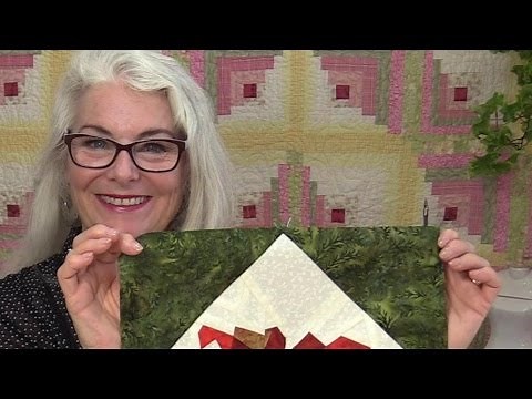 A No Math Way to Add a Corner Triangles to a Quilt Block