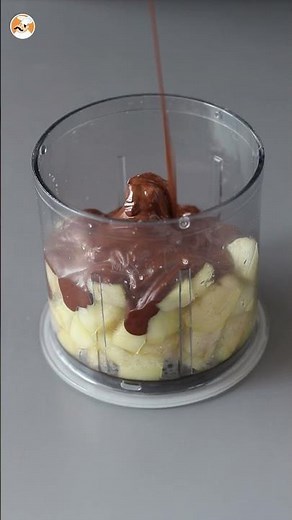 Pear and chocolate fudge, the super easy dessert with only 2 ingredients! 🍐🍫