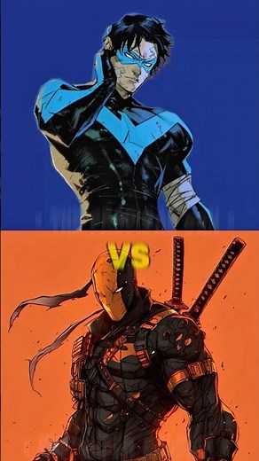 Nightwing VS Deathstroke (comics) #dc #dccomics #edit #versus #nightwing