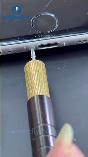 Easily Remove iPhone Bottom Stripped Screws via JTX SK-1 Screw Drill Bit