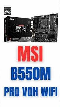 MSI B550M PRO-VDH WIFI Motherboard Review 2025 | Best Budget B550 Board? #b550m