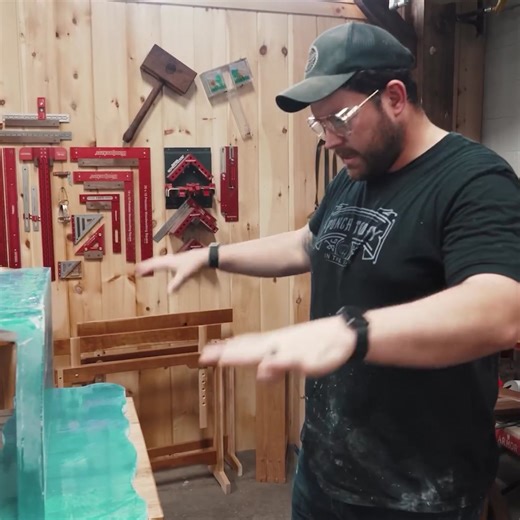 489K views · 2.4K reactions | Insane Epoxy Waterfall Table DIY! | John Malecki | Facebook