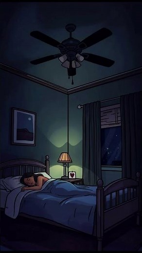 Ceiling fan horror story 😳 #scary #horrorstories #horror