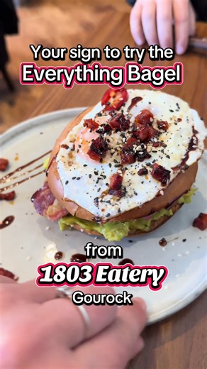 Everything Bagel Experience at 1803 Eatery in Gourock