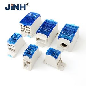 [Hot Item] DIN Rail Terminal Blocks Distribution Block Box Universal Electric Wire Connector Junction Box Ukk Terminal
