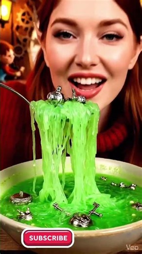 Hyper realistic ASMR Christmas soup eating! #asmr #food