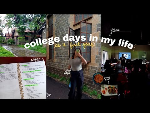 COLLEGE DAYS IN MY LIFE: vlog ☕️ | lectures, campus & more! 📚 as a first year student | India