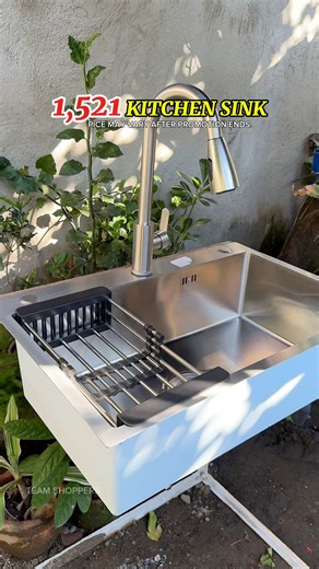 Dito Nabibili: https://s.shopee.ph/8ztLxnDoHW 1,521 Nalang itong kitchen sink makapal na at stainless steel with faucet at sewer pipe #sink #kitchensink #kitchensinkstainless #lababo #kitchensinkfaucet | Team Shoppers