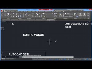 AutoCAD Yazı Yazma Komutları-(5.Bölüm 14.ders)