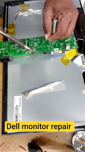 Monitor Repair Repair | No Power problem# shorts