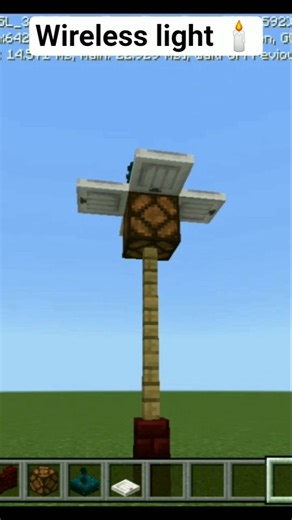 minecraft wireless light #minecraft